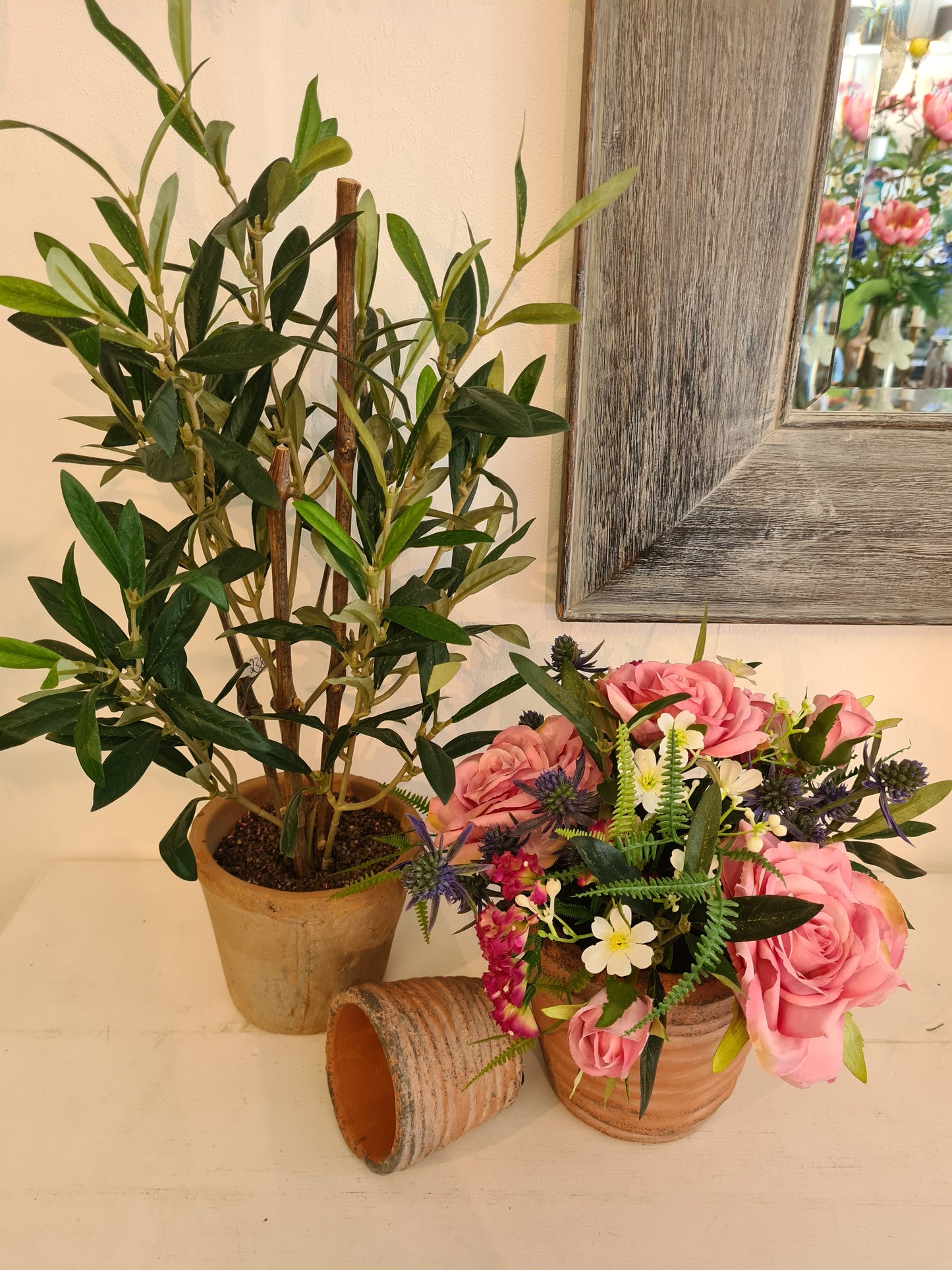 Blumenstrauß mit rosa Rosen kurz